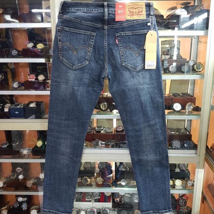 Celana jean levis 511 hitam wash import/original