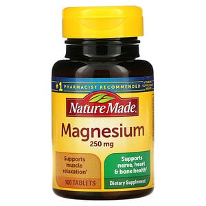 Nature Made Magnesium 250 Mg Membantu Saraf &amp; Jantung