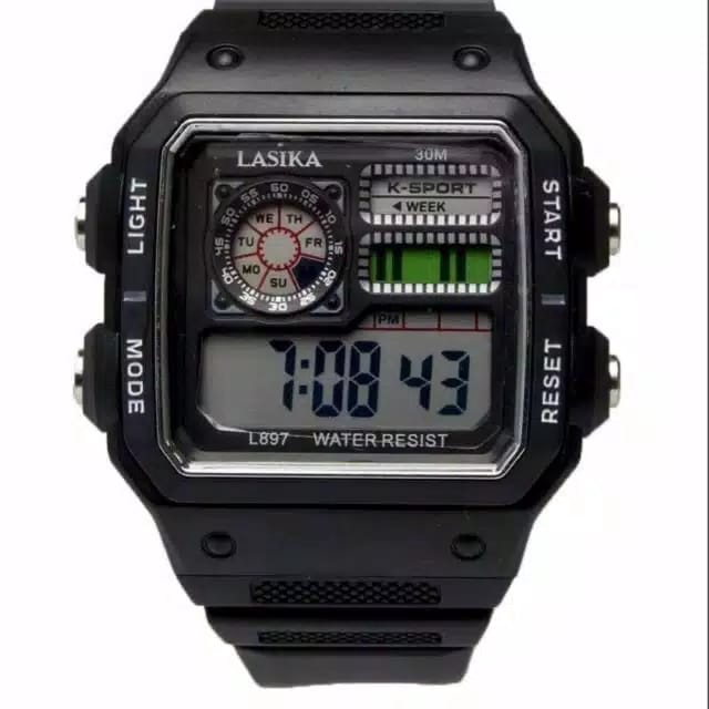 Jam Tangan Pria Sporty Anti Air Lasika Original LSK-897