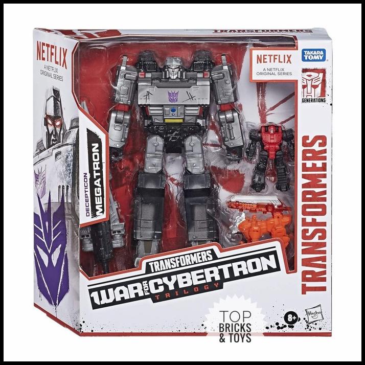 Hasbro, Transformers Netflix Wfc Voyager Class Decepticon Megatron