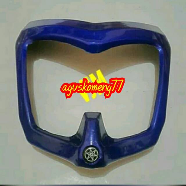 cover list lampu biru variasi motor vixion old
