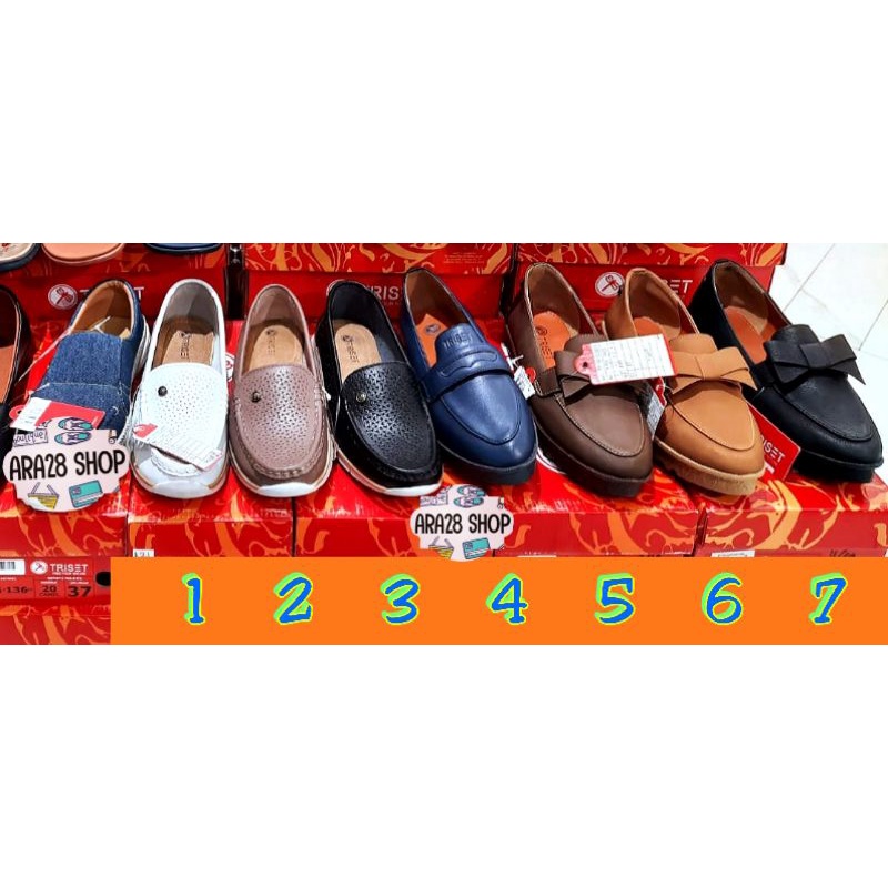 TRISET / TRISET SHOES / SANDAL WANITA / SEPATU WANITA / SLIP ON /SEPATU PUTIH/ MURAH / PROMO / DISKO