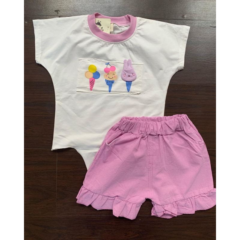 

set hotpant es krim