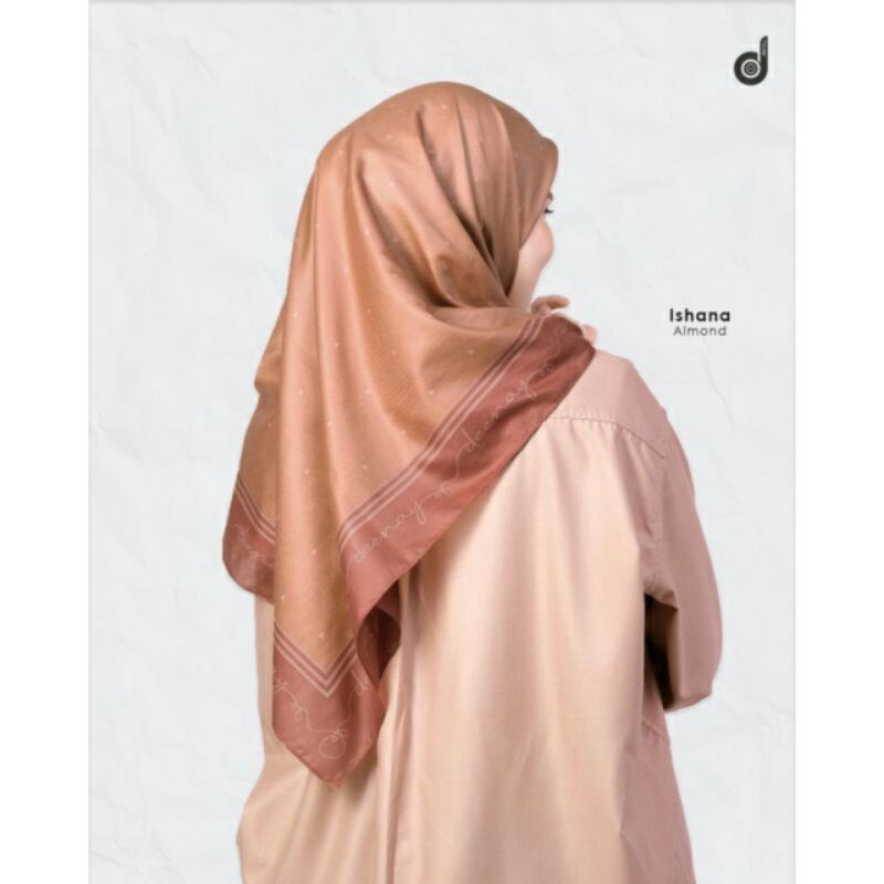 Hijab Segi empat Kerudung Scarf Ishana Deenay 100% ORIGINAL