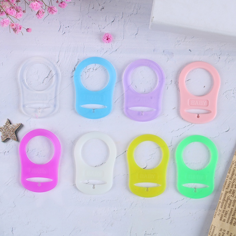 5pcs / Pak Klip Adapter Dot Bayi Bahan Silikon