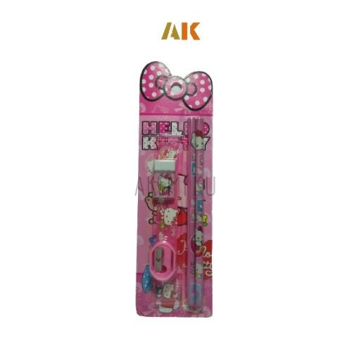 

AKEMIKU/ALAT TULIS SET 5 IN 1/STATIONERY CUTE/ALAT TULIS MURAH/ALAT TULIS KARAKTER KARTUN ANAK LUCU