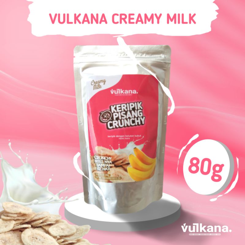 

keripik pisang vulkana rasa susu 80g