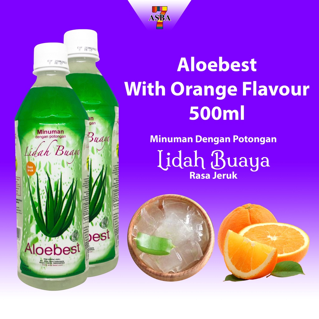 

Aloebest With Orange&Blackcurrent Flavour/Minuman lidah buaya 500ml