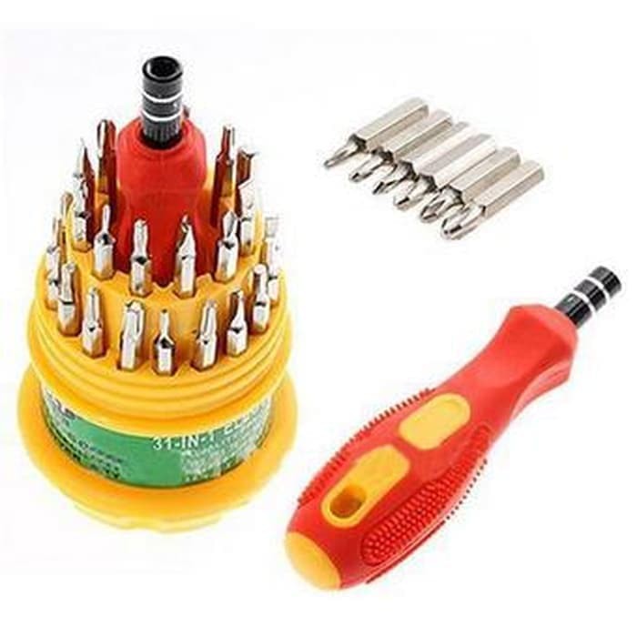 OBENG SET 31 IN 1 SCREWDRIVER HANDPHONE OBENG ELEKTRONIK HP