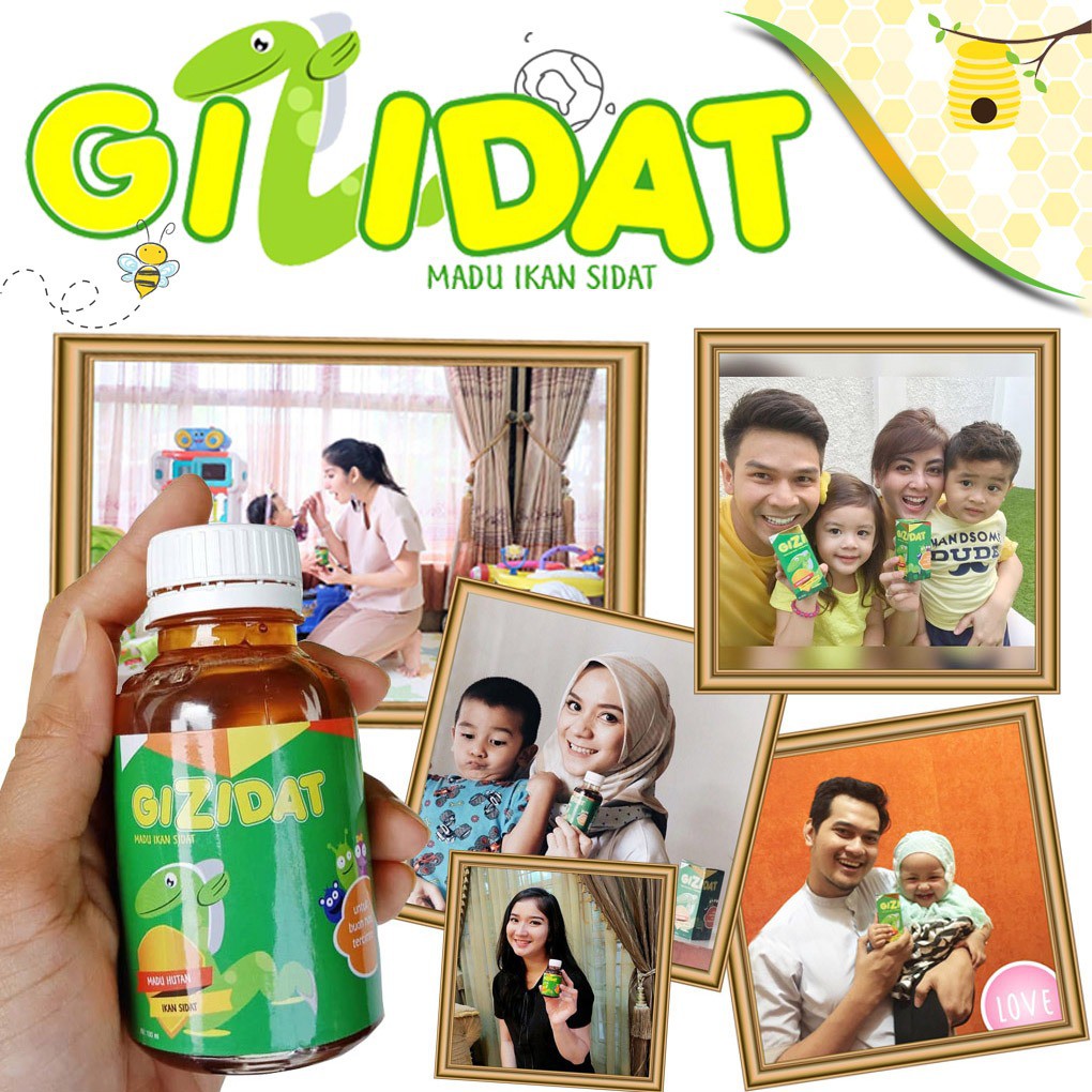 Paket Hemat 10 Botol - Multivitamin Gizidat Asli Penambah Nafsu Makan Berat Badan Madu Gemuk Penggemuk Anak Tingkatkan Imunitas Tubuh Isi 130ml