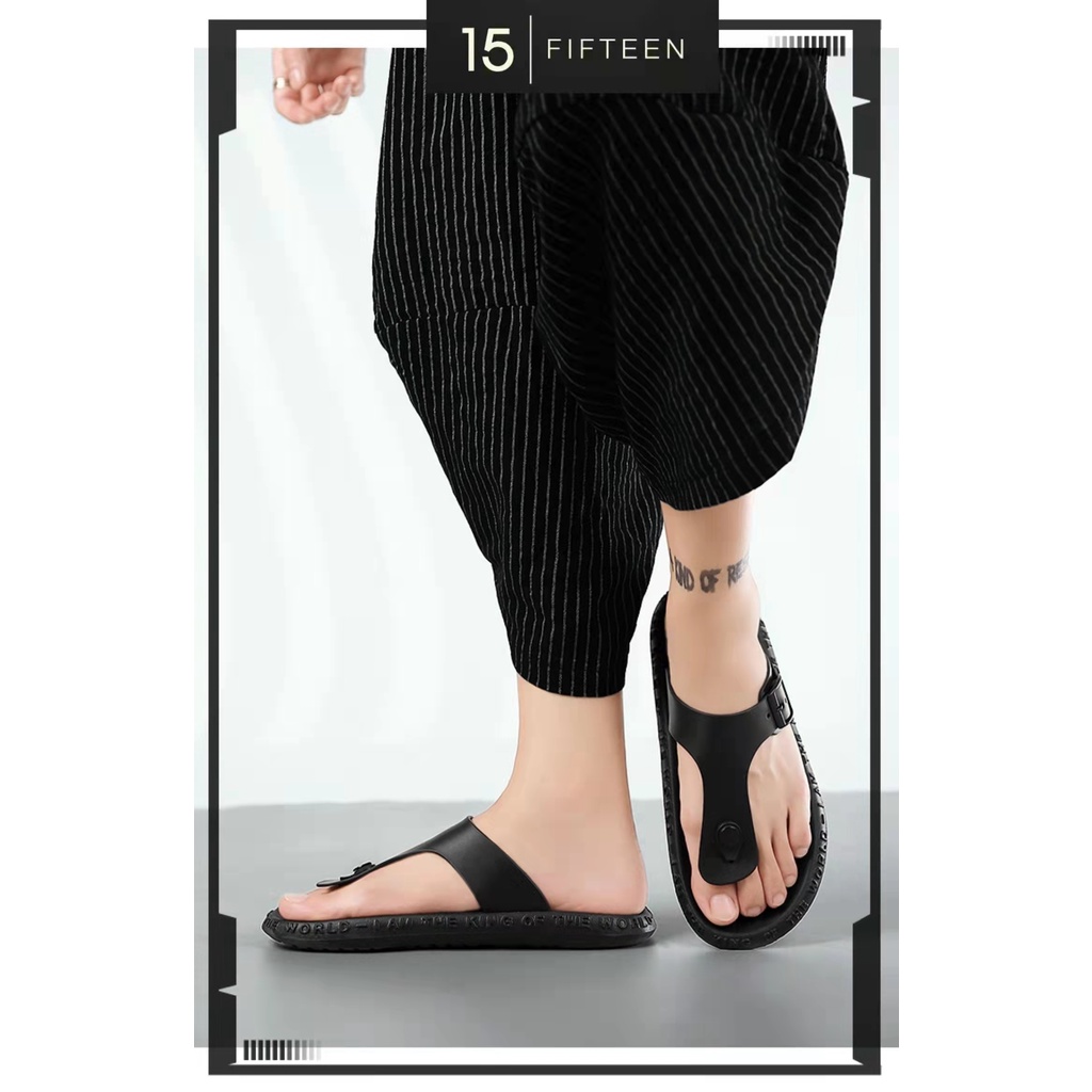 15 SHOP --- Kinbos - Sandal Pria / Sendal cowok / Sandal slip on / Sandal Jepit pria 9133