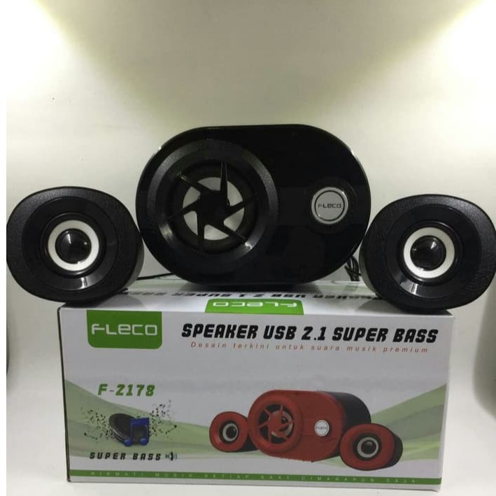 Speaker Fleco Komputer Super Bass F-2178