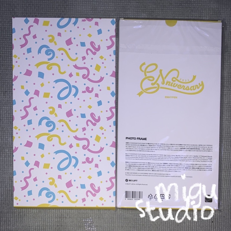 ENHYPEN 1st ENniversary Photoframe Only Enniv Jungwon Heeseung Jay Jake Sunghoon Sunoo Ni-Ki Anniver