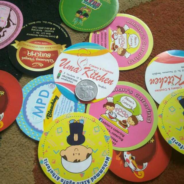 

Stiker Bulat 8 cm - isi 500 lembar