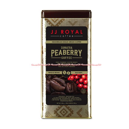 JJ Royal Sumatra Peaberry 200gr Coffee Whole Bag Biji Kopi Biji Kopi JJroyal Sumatera Pea Berry Jeje Pea Beri