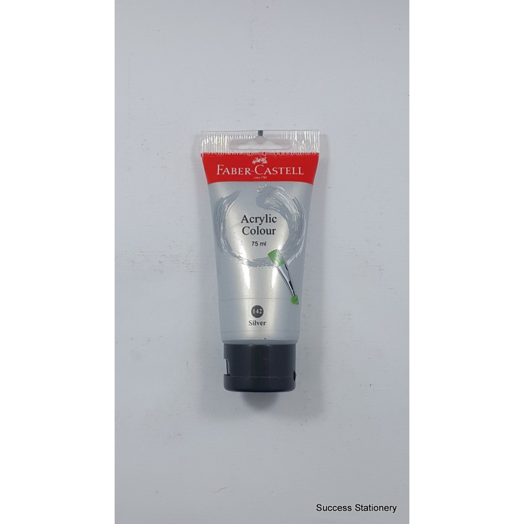 

FABER ACRYLIC 75 ML SILVER 142
