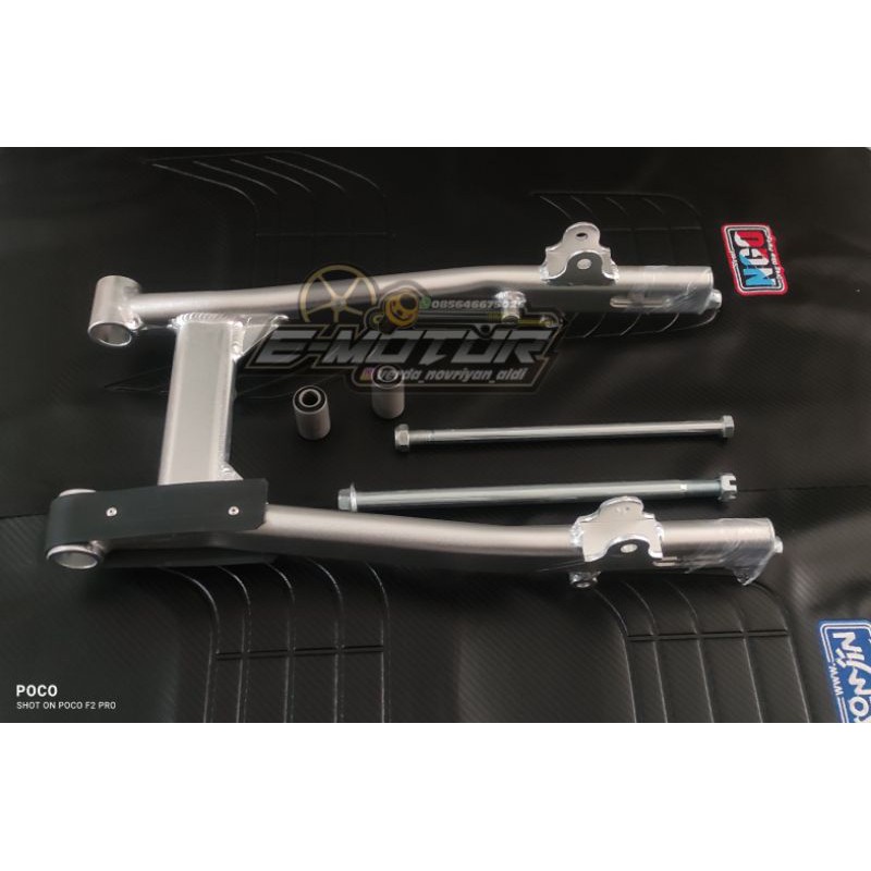 Arm Kaze Rossi Replika Kawahara K2R silver PNP Honda CB GL MP