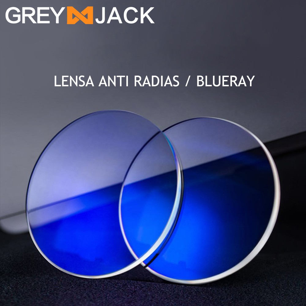 

Grey Jack Lensa Kacamata Anti Radiasi Blueray, Sinar Biru, Kacamata Komputer