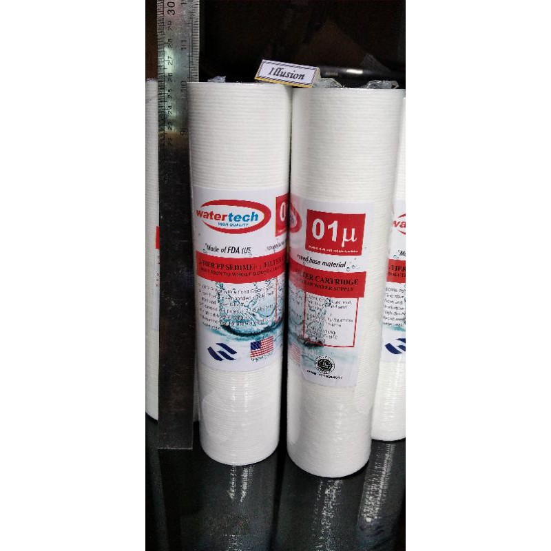 refill filter air sedimen Watertech 10in 01mikron