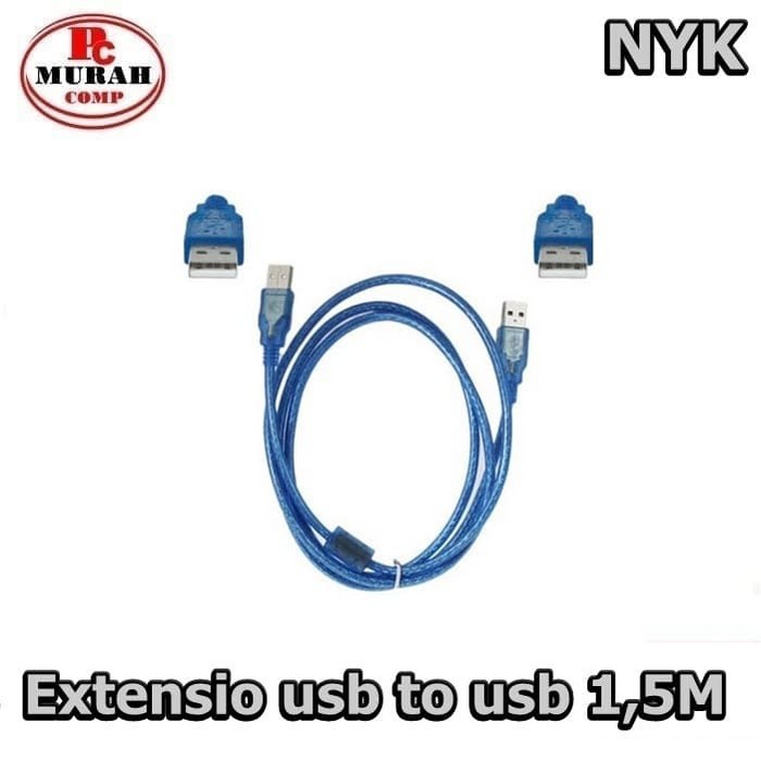 Kabel USB Extension  NYK 1,5Meter | Kabel USB Eksternal USB to USB