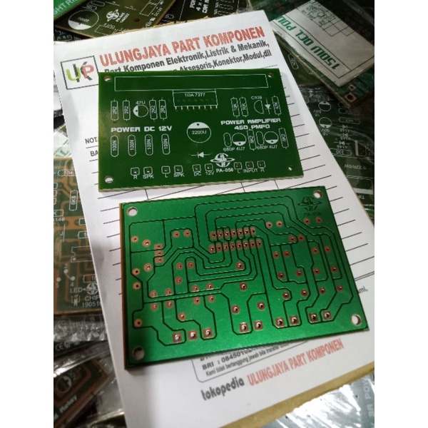 Jual PCB power amplifier 450 PMPO kit layout PCB | Shopee Indonesia