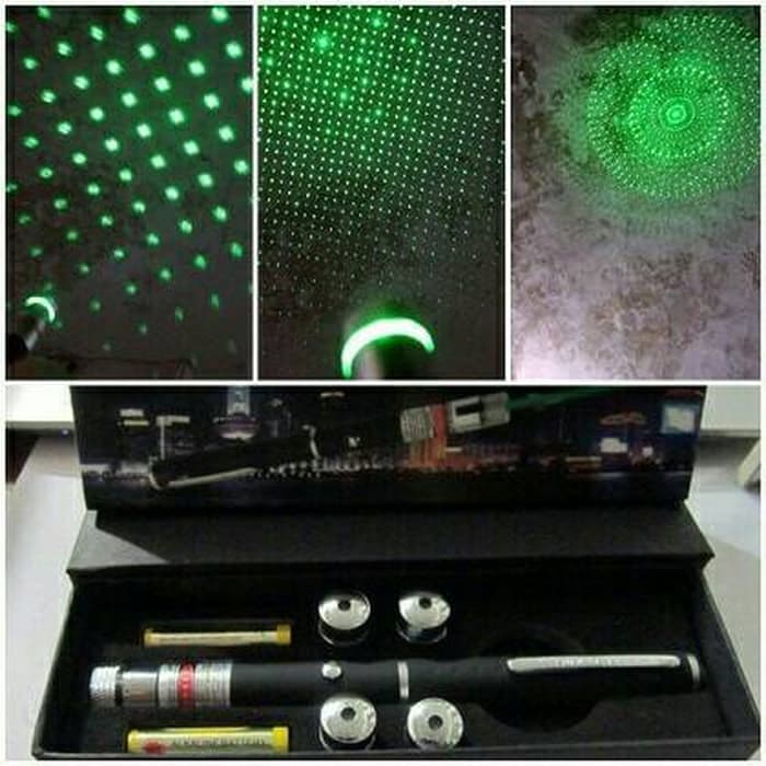 

A81Duya Green Laser Pointer 5 Mata / Laser Hijau As71S0D