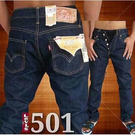 Promo Terbatas Murah Celana Jeans Levis Original 501 Garmen/ Impor Usa/ Pria/ Regularfit - 36A3Ca