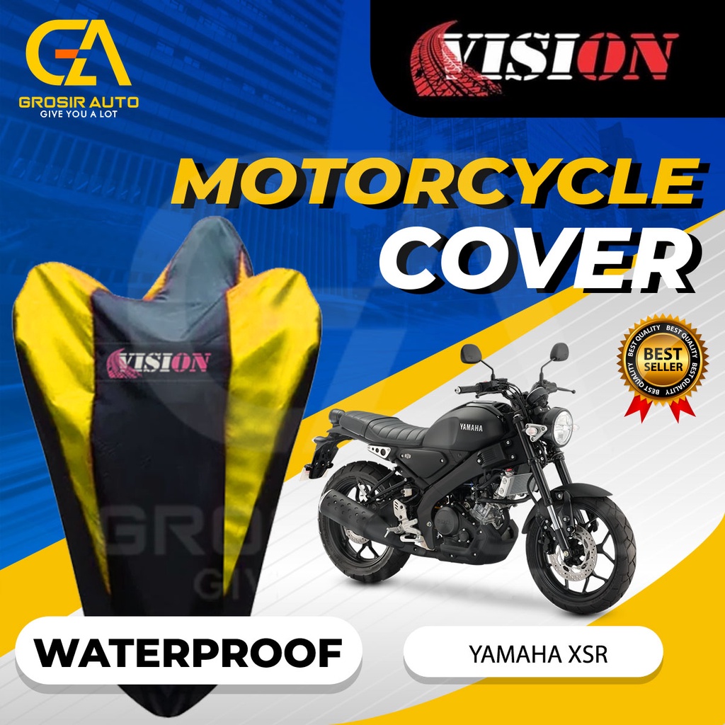 Sarung Motor XSR 155 Antiair Vision / Cover Selimut Penutup Sarung Mantel Motor Vision