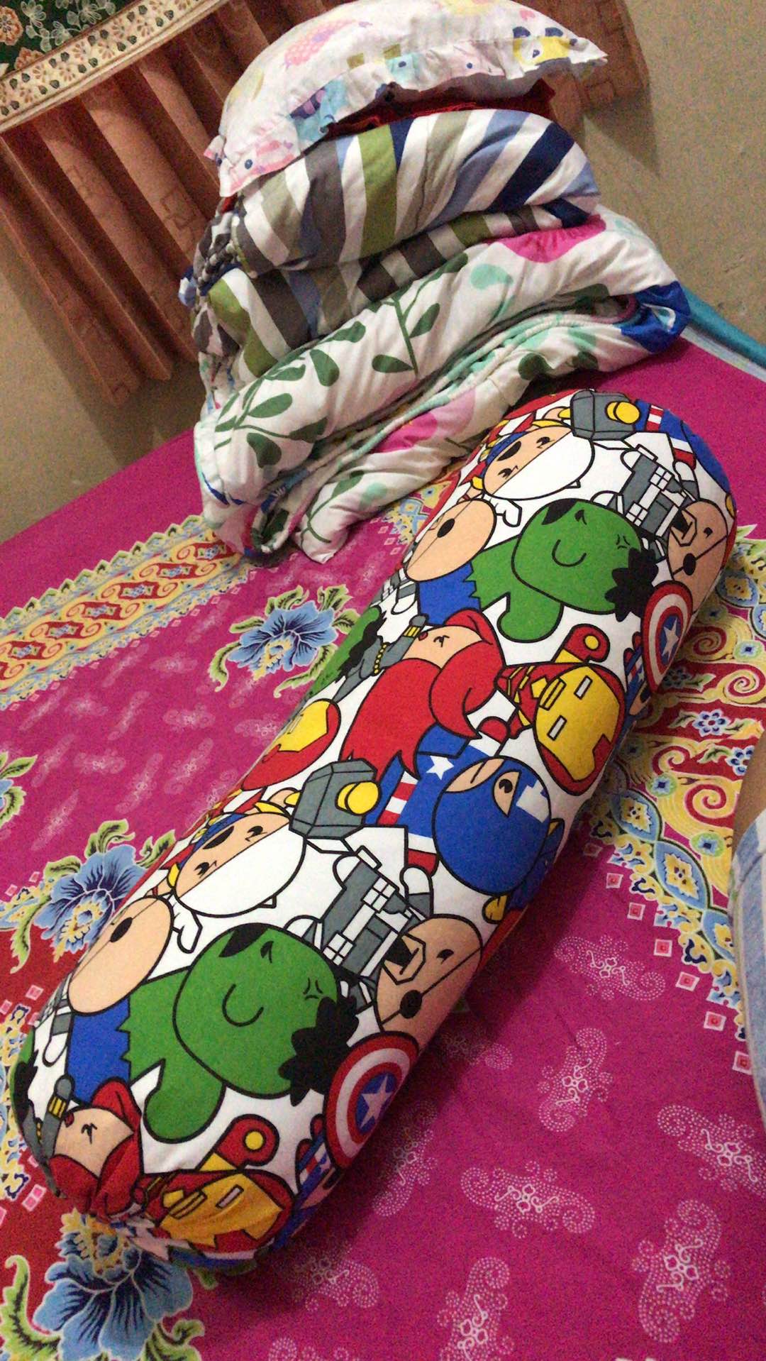 Guling Anak Polos Restking D18x65 Cm