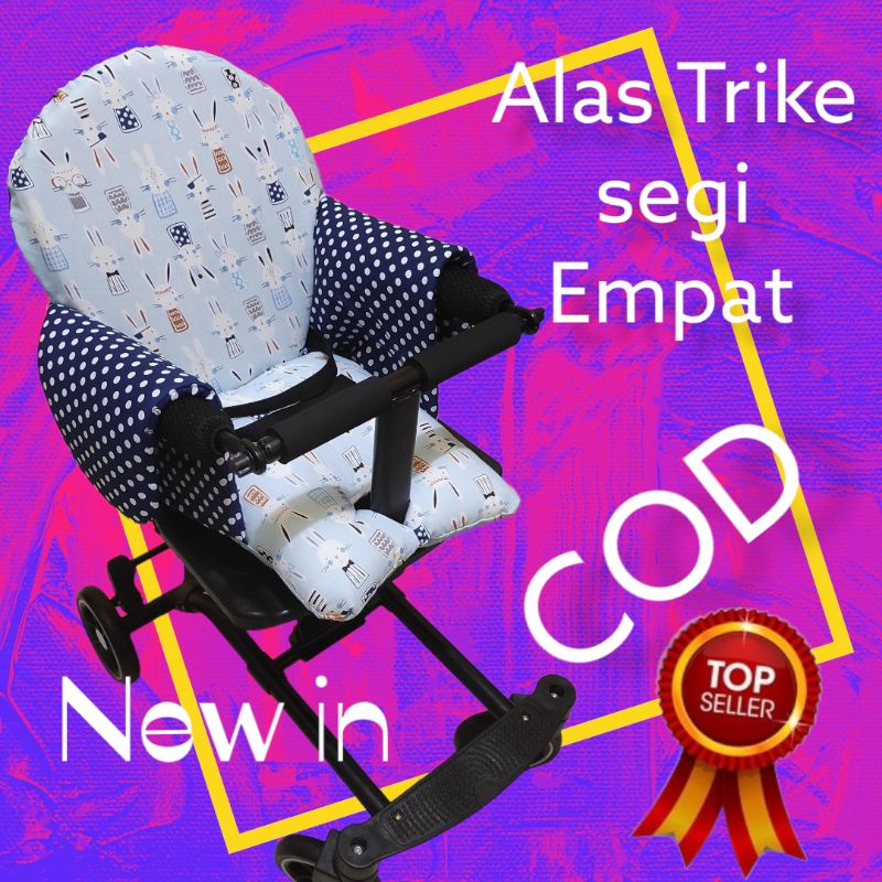 alas Trike pad segi empat | exotic