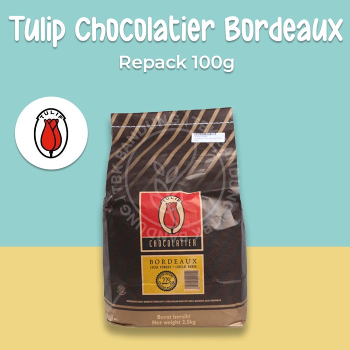 

Ht662D Tulip Chocolatier Cocoa Pure Kakao Bubuk Coklat Bubuk Repack 100Gr - Noir Ht5H