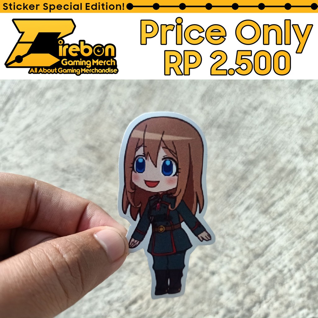 

Sticker Stiker Viktoriya Ivanovna Serebryakova Youjo Senki