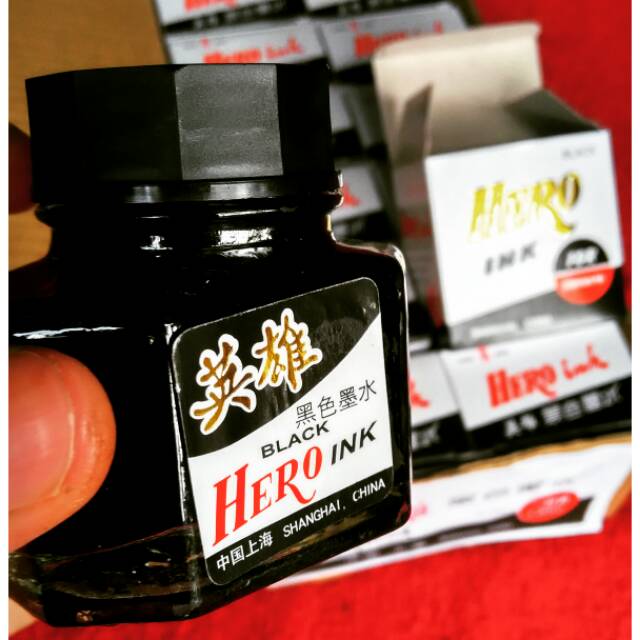 

Tinta Hero Ink. For All Fountain Pen. Tinta Pena Isi Ulang