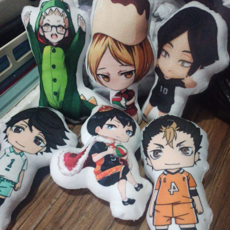 Boneka plushi mini haikyuu