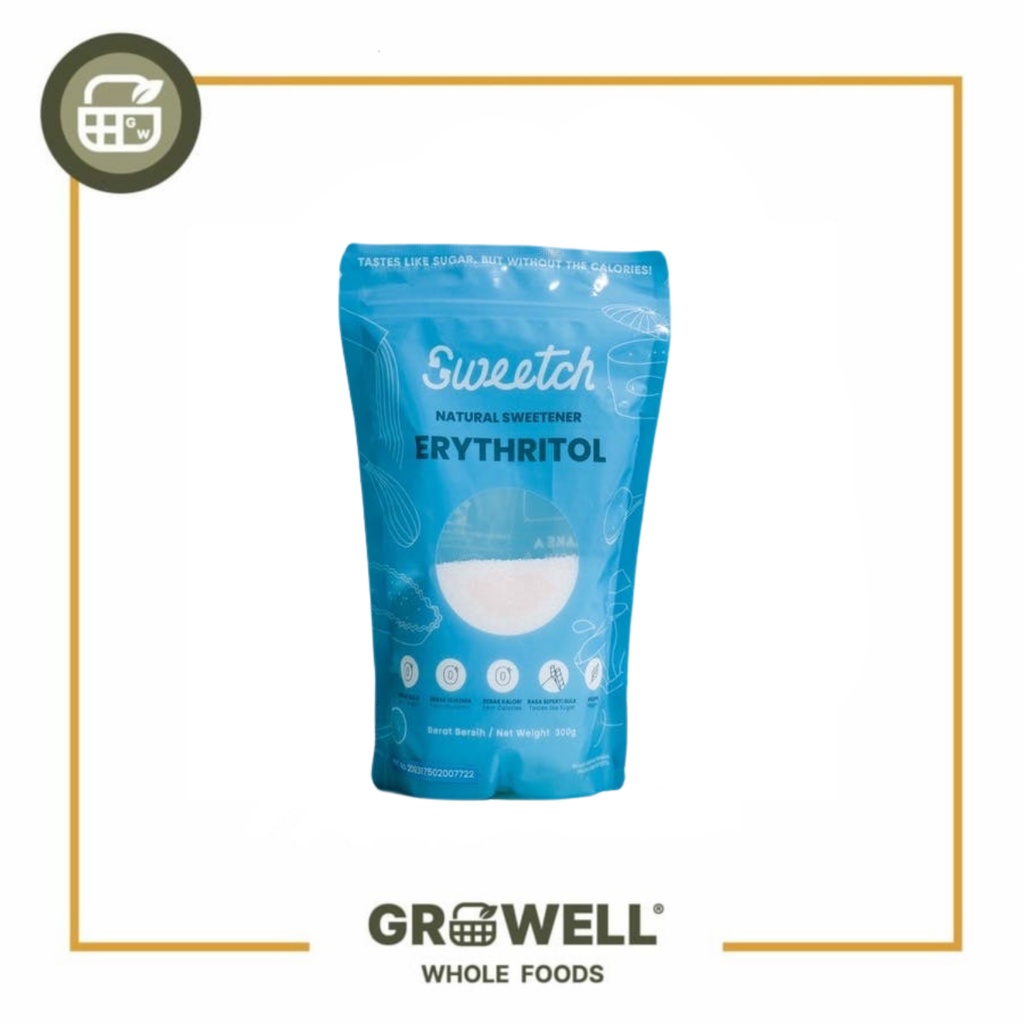 

SWEETCH NATURAL SWEETENER ERYTHRITOL POWDER 30GR