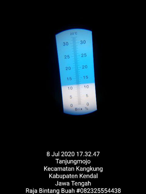 Alat Ukur Kadar Gula  Dalam Buah Makanan Dan Minuman - Refractometer Brix