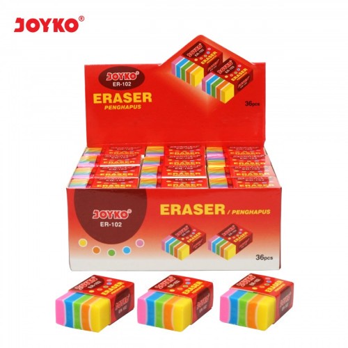 

Penghapus JOYKO RAINBOW ER-102 setip stip Eraser hapusan pensil pelangi pelanggi vibrant kue lapis warna warni gift hadiah souvenir Anak ALat tulis sekolah ATK