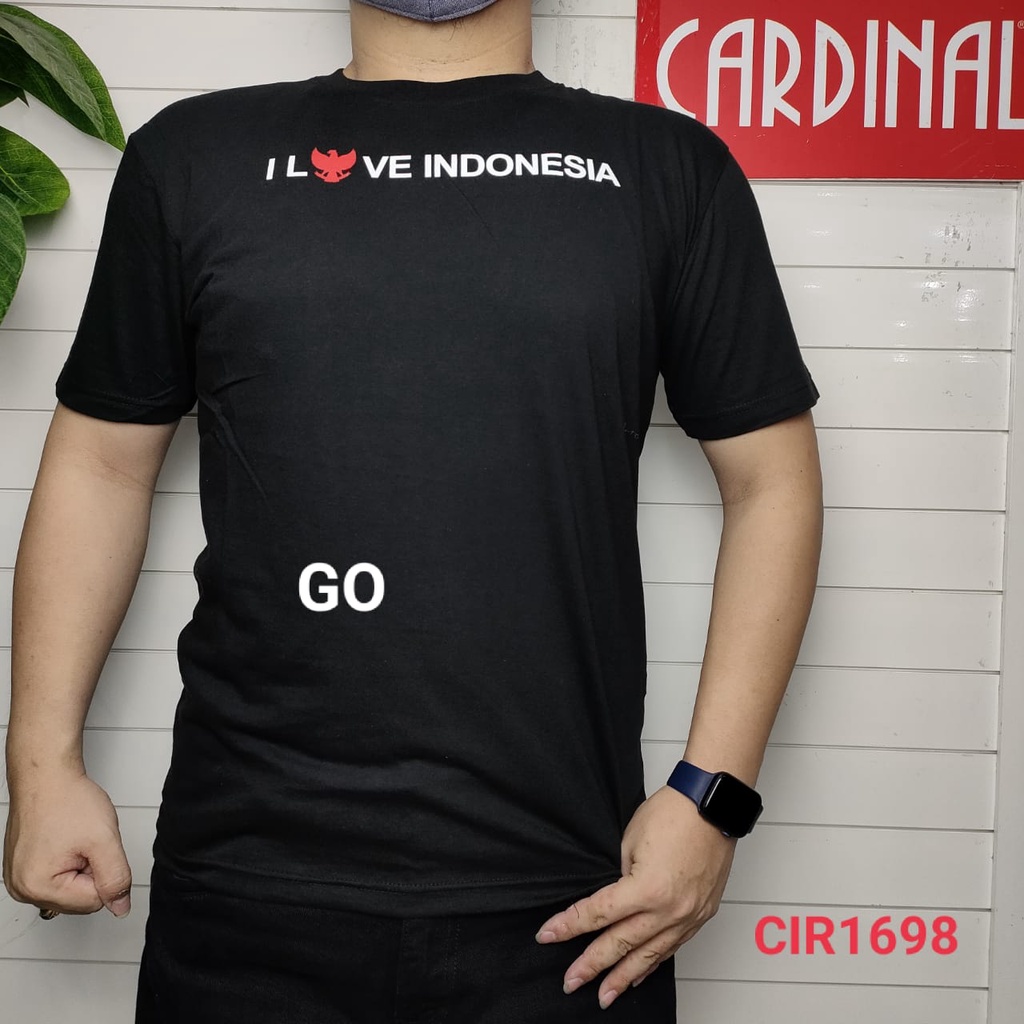 gof KJO CARDINAL JEANS KAOS T-Shirt Cowok Baju Reguler Slimfit Cowok Lengan Pendek Bermotif