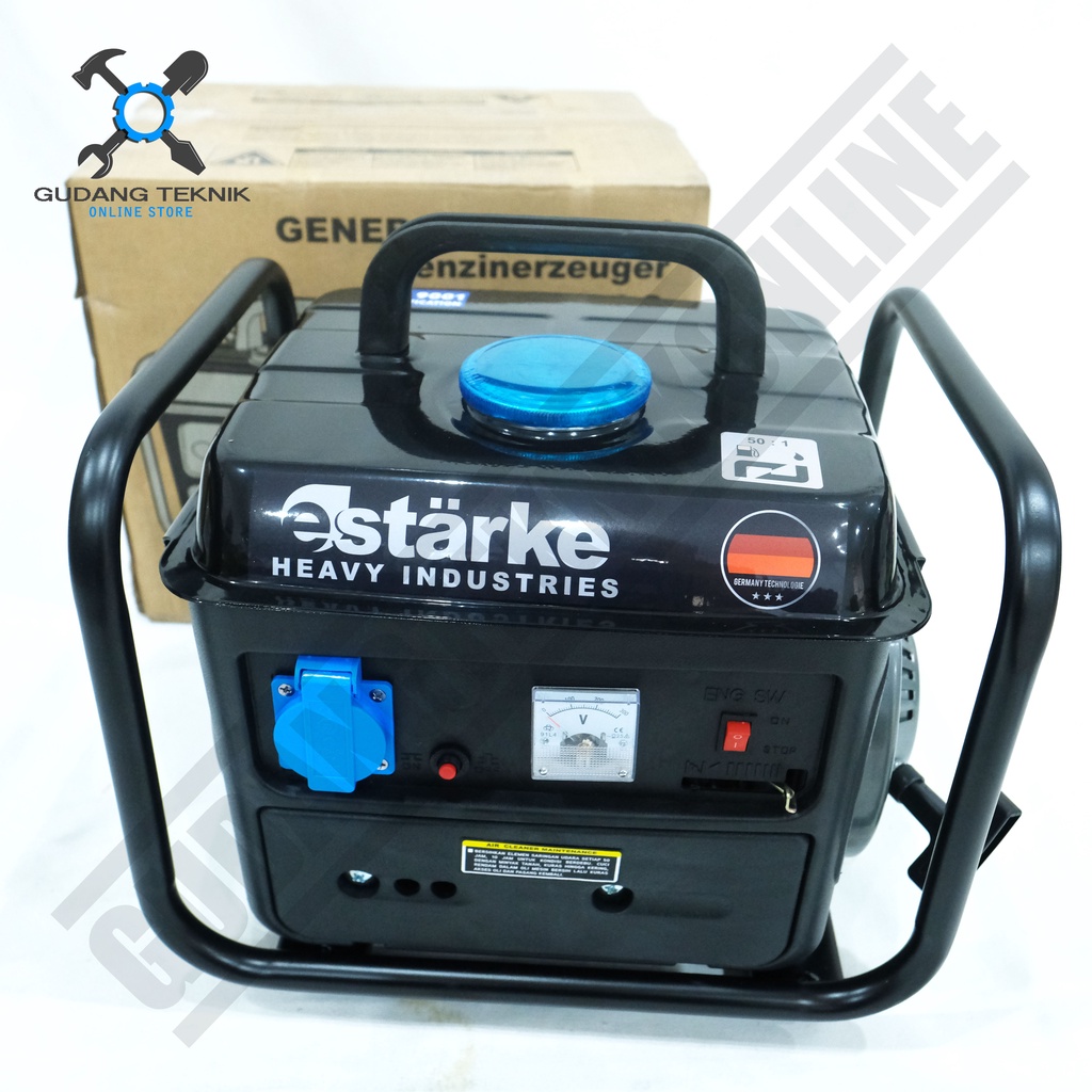 Genset STARKE ST1500 650Watt 2Tak BIRLA ECOGEN TG1500   / Generator ST TG 1500 650W - Genset Generator Gasoline Bensin STARKE