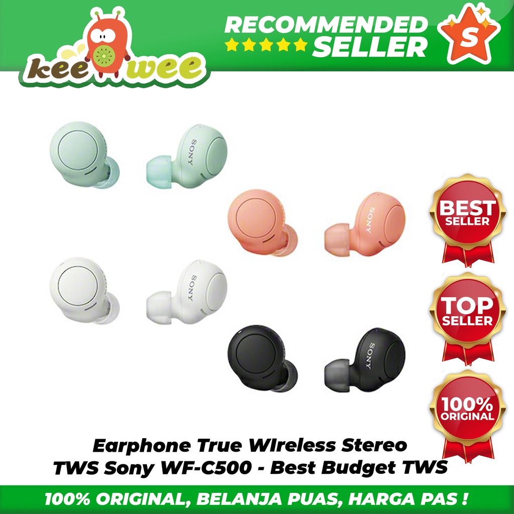 Earphone True WIreless Stereo TWS Sony WF-C500 - Best Budget TWS