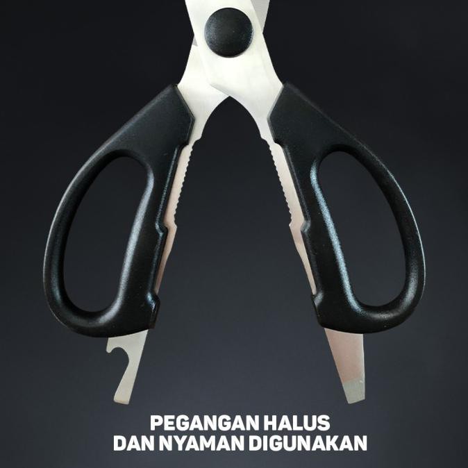

Bagus Yamazaki Kitchenware Gunting Dapur Stainless Steel W-22561