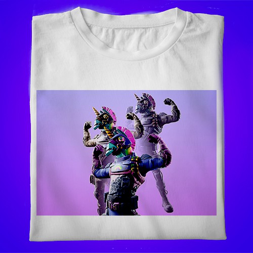 13 KAOS ANAK & DEWASA Fortnite Bash Skin Outfit