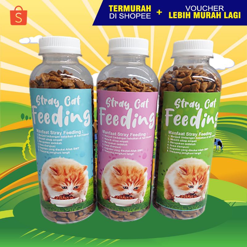 STREET FEEDING - Makanan Kucing Jalanan Street Feeding Kucing Botol 250ml