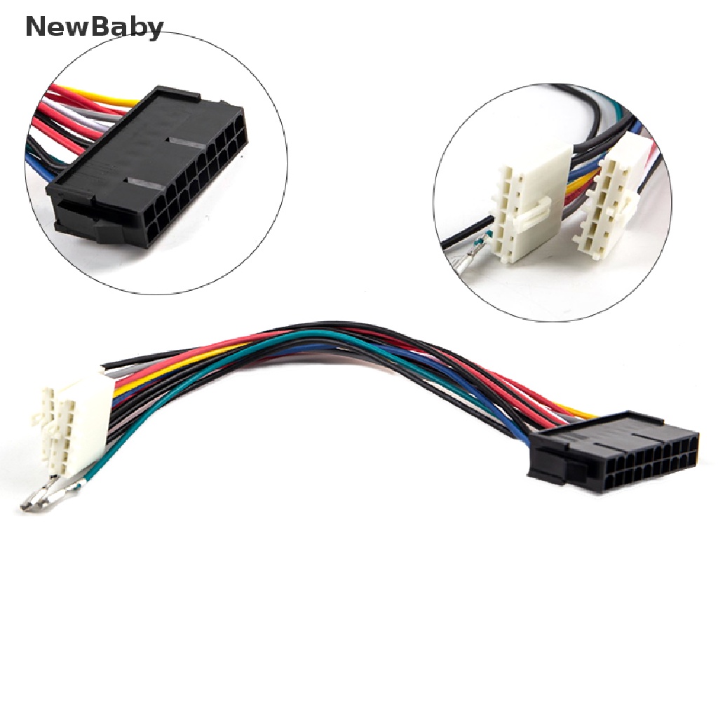 Kabel Power Konverter 20Pin ATX Ke 2 Port 6Pin AT Untuk Komputer 286 386 486