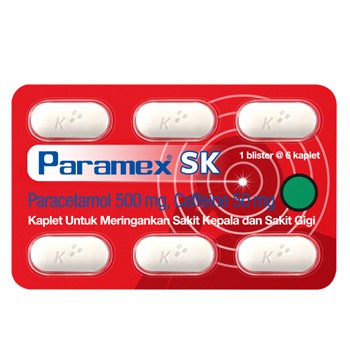 PARAMEX SK Strip - Obat Sakit Kepala dan Sakit Gigi