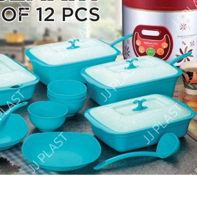 ➸ Wadah siap saji/Basi prasmanan Rosemary set 12 Asvita ➪