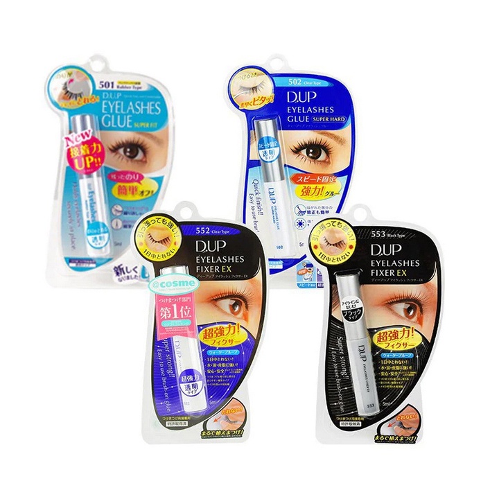 D.U.P Eyelash Glue(Black/Clear/Latex) - Lem Bulu Mata Palsu