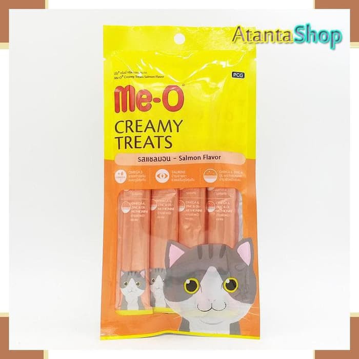 Makanan & Vitamin Hewan 2208 Me-O - Salmon Flavor Creamy Treats  ER-262