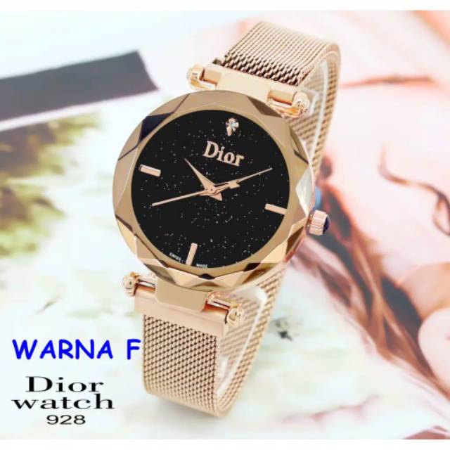 ( Dikirim Dari Jakarta ) Ready 2 Warna Jam Tangan Wanita Diyor Magnet Mata Satu D01