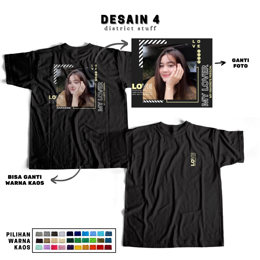 Kaos Custom Bucin Aesthetic Street Wear | Kaos Viral Tiktok